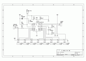 Scheme of RC 2.4GHz receiver